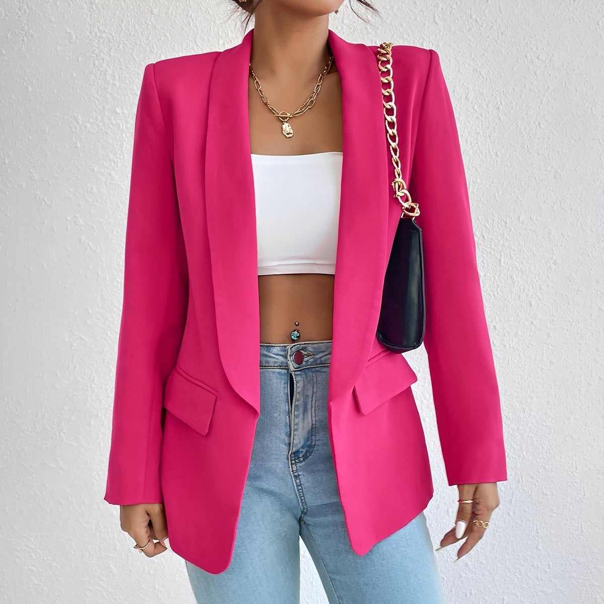Blazer Femme Élégant – Silhouette Structurée et Style Intemporel