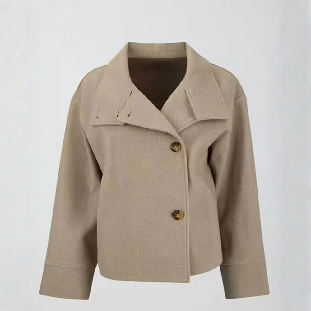 Veste de Mi-Saison Classique pour Femme – Style Épuré pour le Quotidien