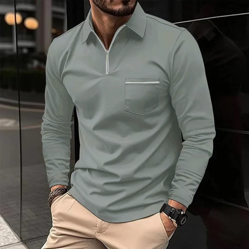 Polo Manche Longue Homme | Élégance Sportive & Confort Moderne