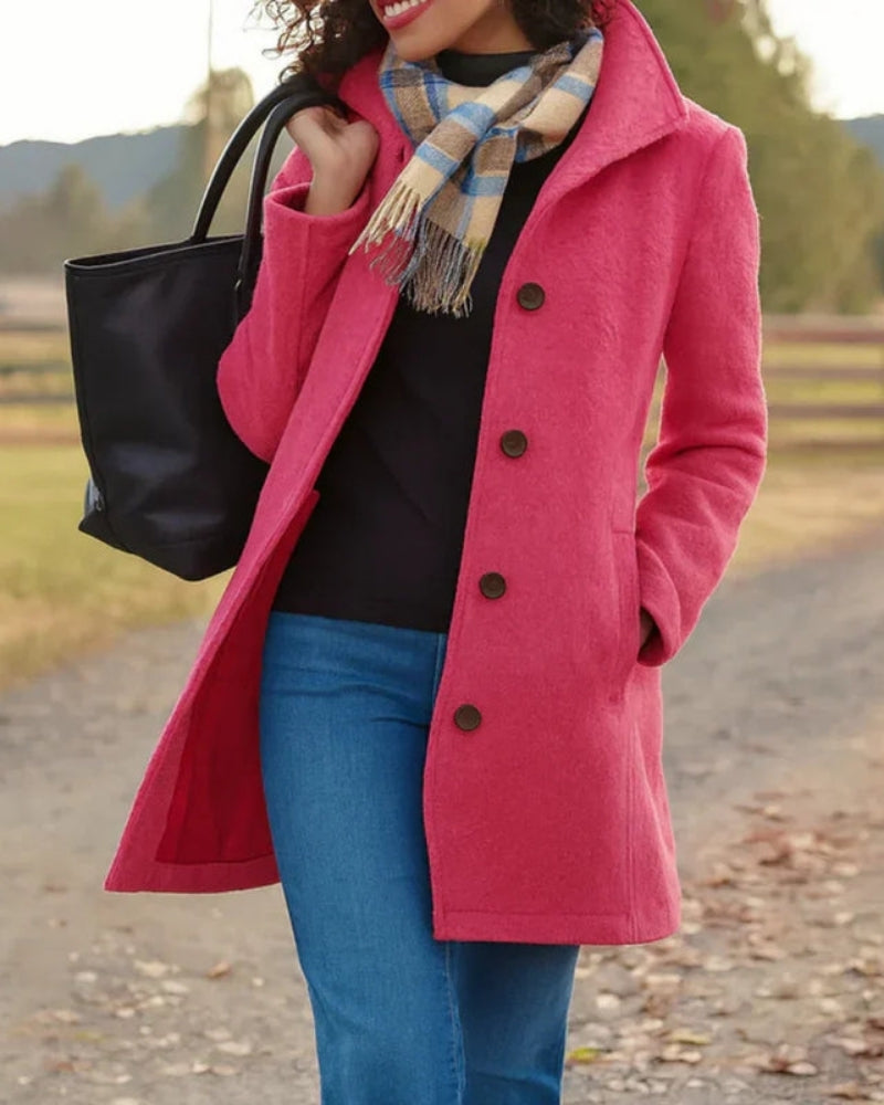 Trench-Coat Long pour Femme – Style Classique & Protection Légère
