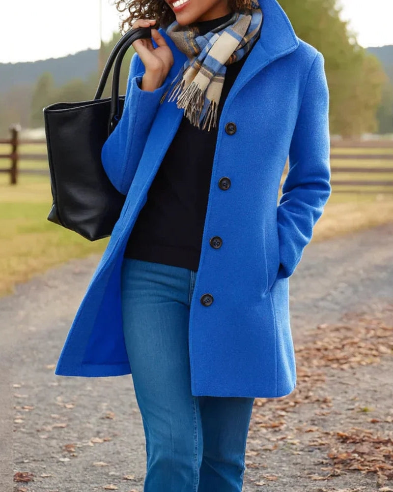 Trench-Coat Long pour Femme – Style Classique & Protection Légère