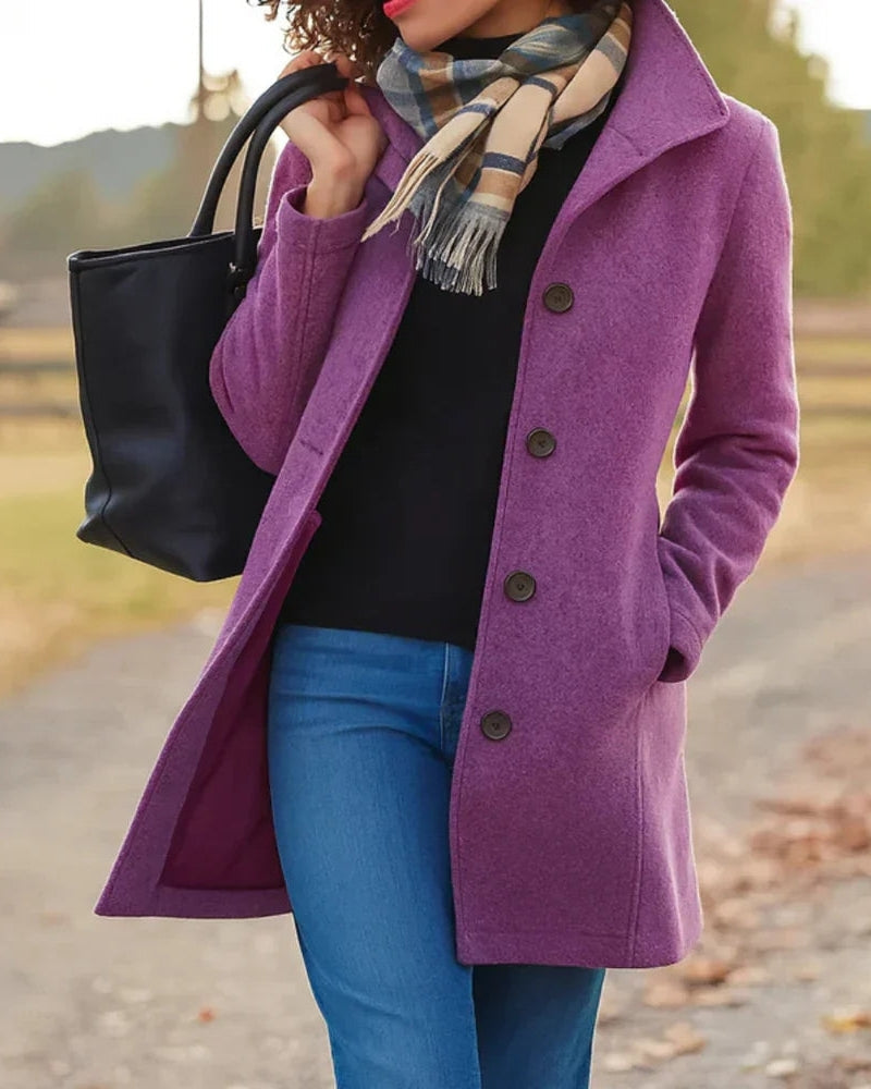 Trench-Coat Long pour Femme – Style Classique & Protection Légère