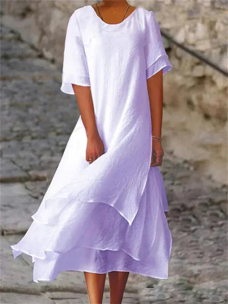 Robe Longue Élégante – Confort Fluide & Style Intemporel
