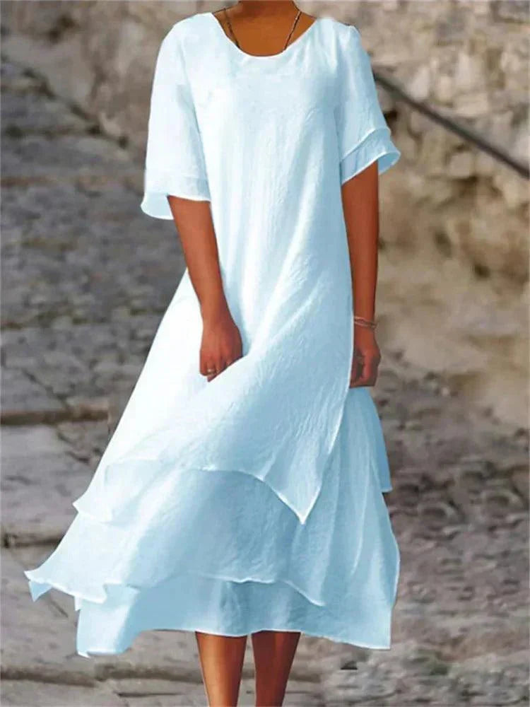 Robe Longue Élégante – Confort Fluide & Style Intemporel