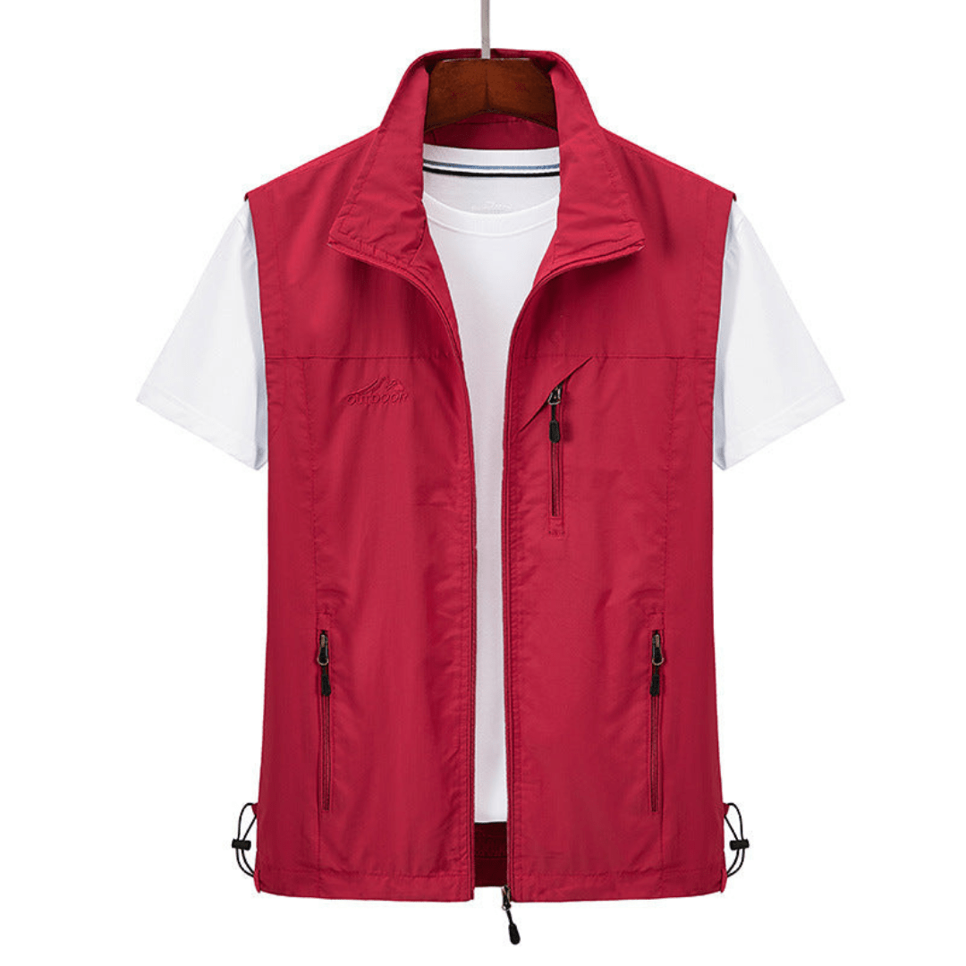 Douglas | Gilet Zippé Homme Sans Manches, Col Montant et Poches Zippées Pratiques