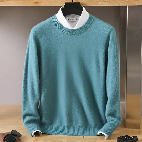 Pullover Homme Cashmere | Col Rond Classique et Confortable