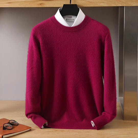 Pullover Homme Cashmere | Col Rond Classique et Confortable