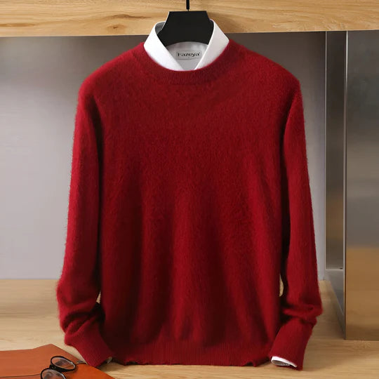 Pullover Homme Cashmere | Col Rond Classique et Confortable