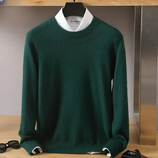 Pullover Homme Cashmere | Col Rond Classique et Confortable