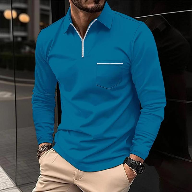 Polo Manche Longue Homme | Élégance Sportive & Confort Moderne