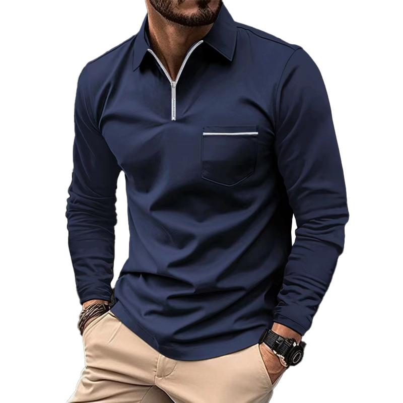 Polo Manche Longue Homme | Élégance Sportive & Confort Moderne