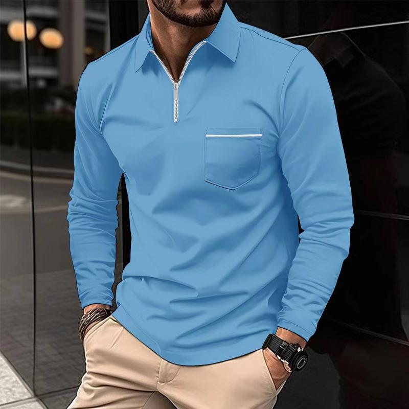 Polo Manche Longue Homme | Élégance Sportive & Confort Moderne