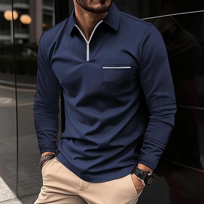 Polo Manche Longue Homme | Élégance Sportive & Confort Moderne