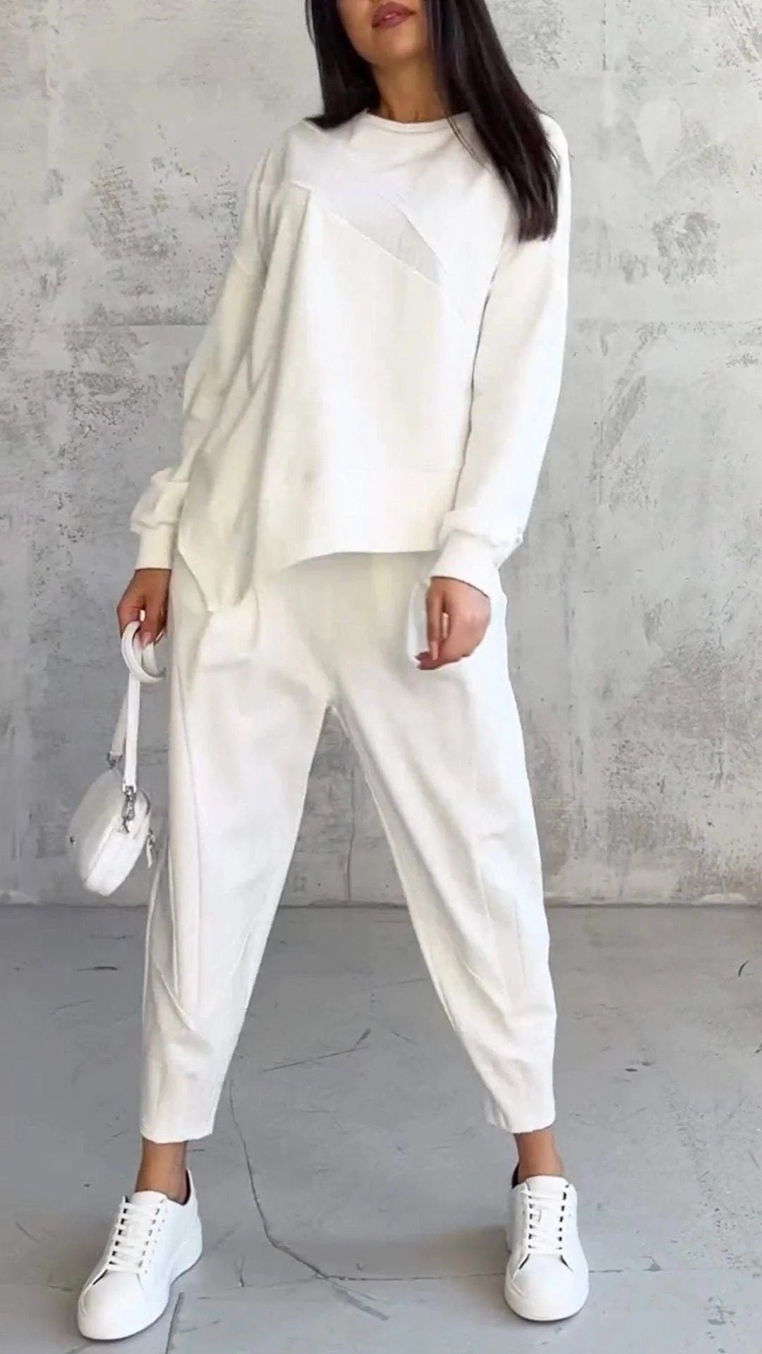 Ensemble Deux Pièces pour Femme – Style Minimaliste pour le Quotidien et les Loisirs